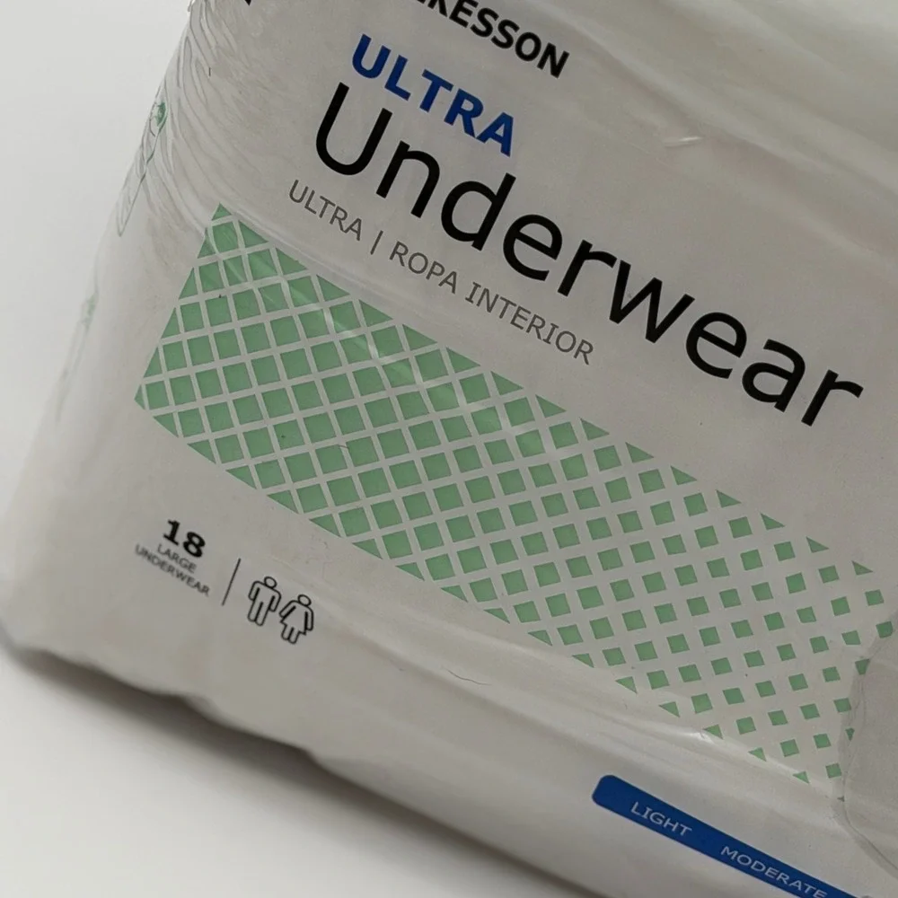 McKesson Ultra Underwear Heavy Absorbency Large 44-58 in 18‎ Count UWBLG Unisex